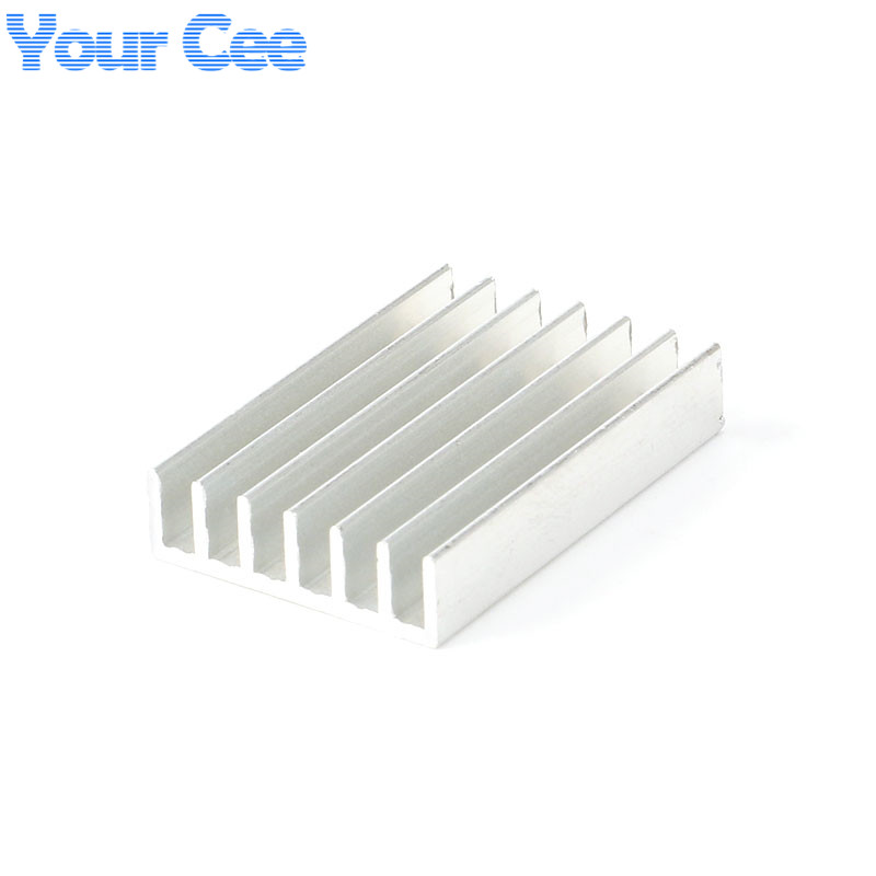 10pcs 30*20*6mm Heatsink Cooling Fin Aluminum Radiator Cooler Heat Sink For Chip, Led, Power Ic Transistor, Module Pbc 30x20x6mm