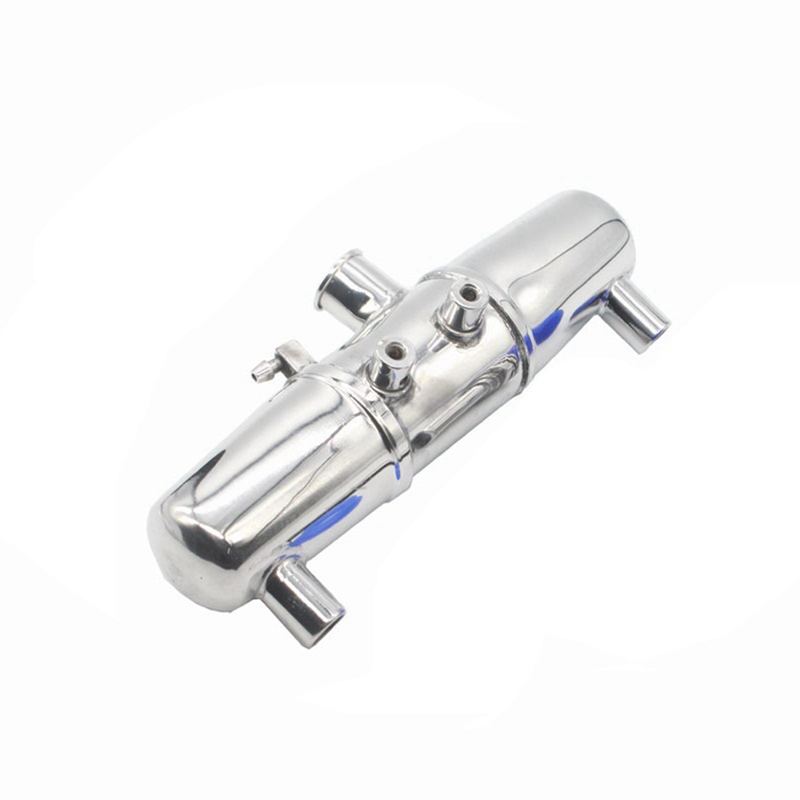 1 Set 4.6/5.9 Exhaust Pipe Exhaust Pipe with Double Rear Holes Suitable for HPI SAVAGE 1/8 RC Remote Control Model Car. 