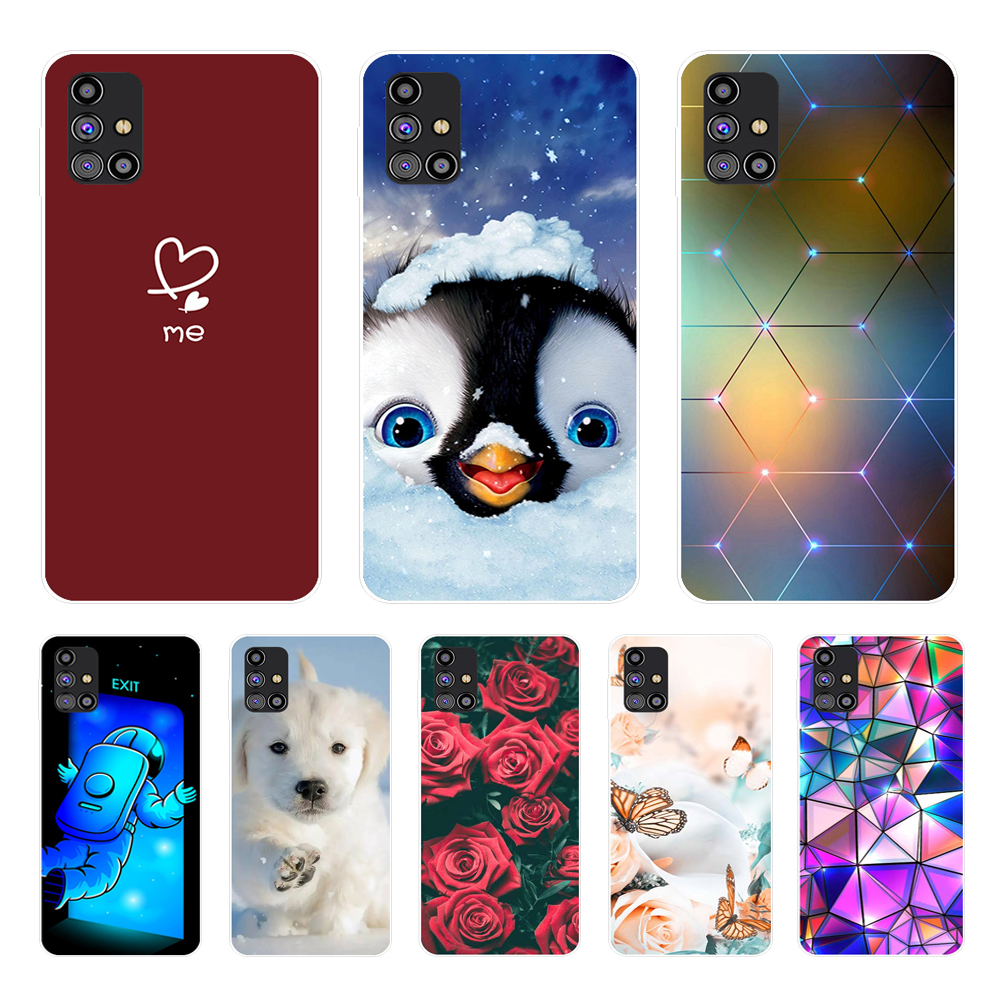 For Samsung M31s Case Silicone Soft TPU Back Cover Phone Case For Samsung Galaxy M31s Case on M31 S M 31S Galaxy M31 Phone Cases