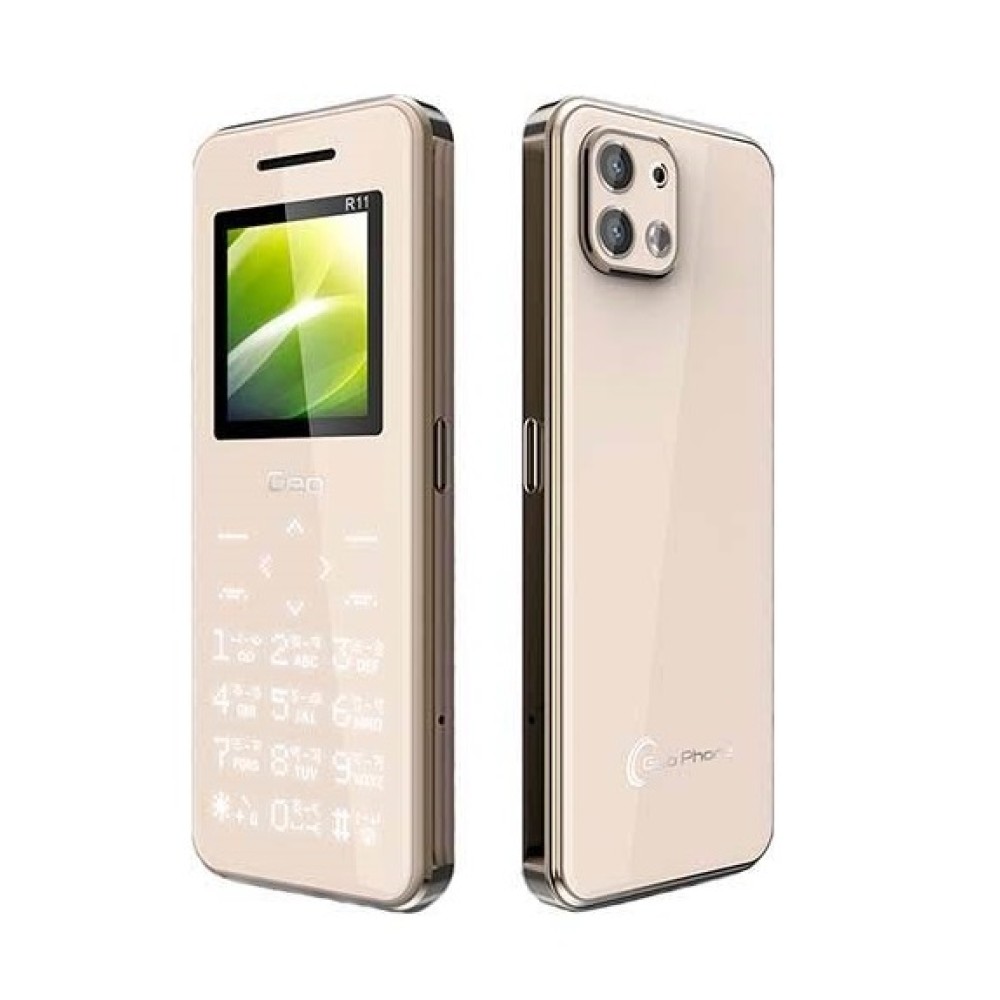 Geo R11 Mini mobi Phone Touch Keypad Gold