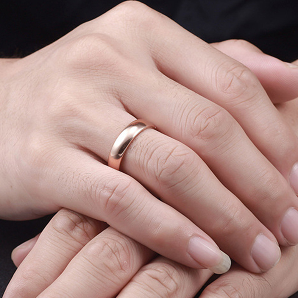 【Hey my home】Unisex Polish Ring Couple Engagement Jewelry Gift. 