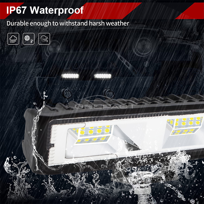 Geepact 1PCS 16 LED Car Work Light Fog Lamp Driving Lamp Spot Light Work Lamp Spot Beam Work Light Spotlight Headlight for Off  Road SUV Car Boat Truck. 