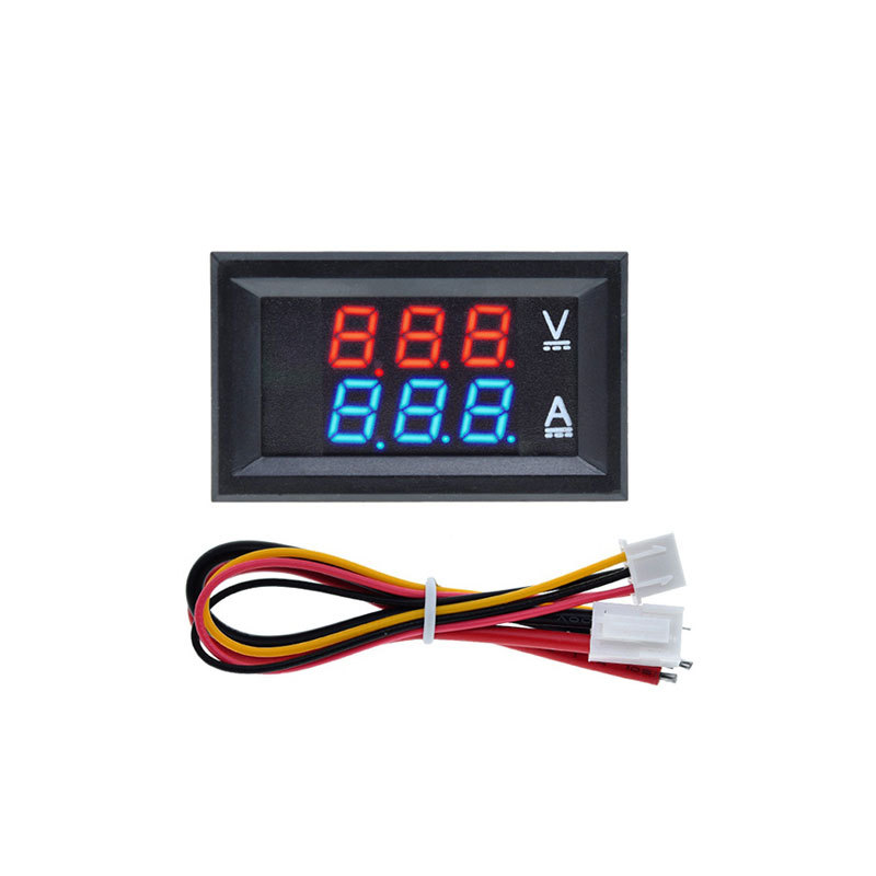 DC0-100V1A 10A 50A 100A LEDDC Dual Display Digital Current and Voltage Meter Digital Meter Head. 