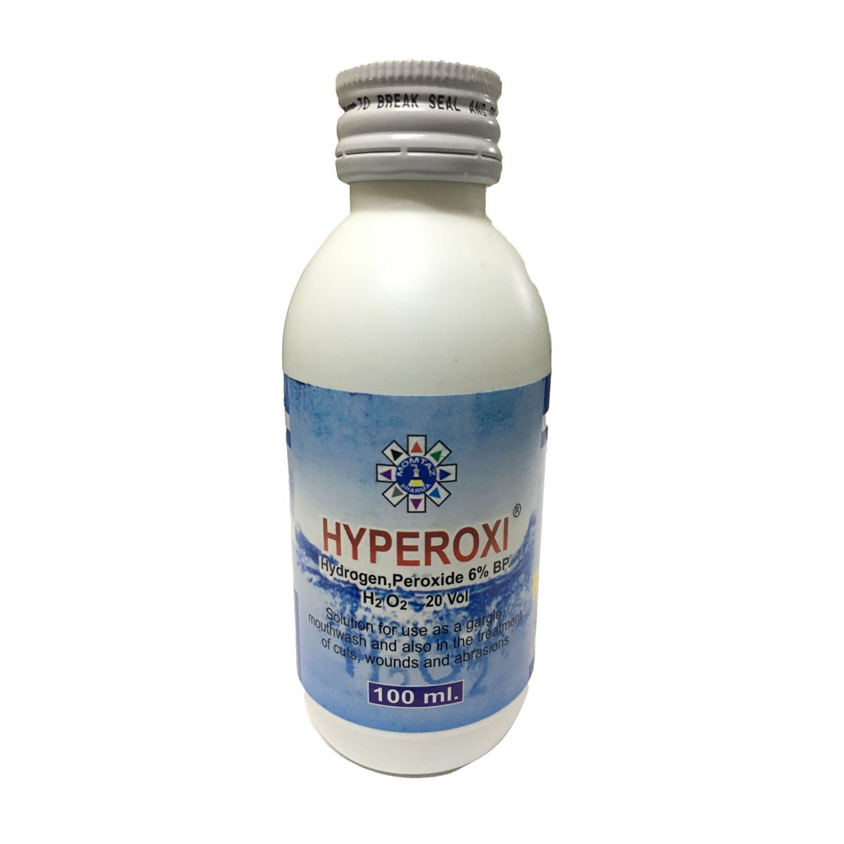 Hyperoxi Solution Hydrogen peroxide 6% pack of 5