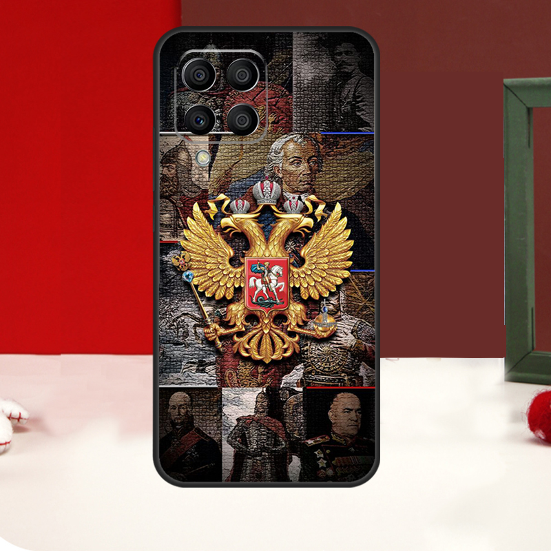 Coat Of Arms Russian CCCP Flag Case For Samsung Galaxy M33 M53 M13 M23 M52 M32 M12 M11 M31 M51 M20 M21 M14 M54 M31s Cover. 
