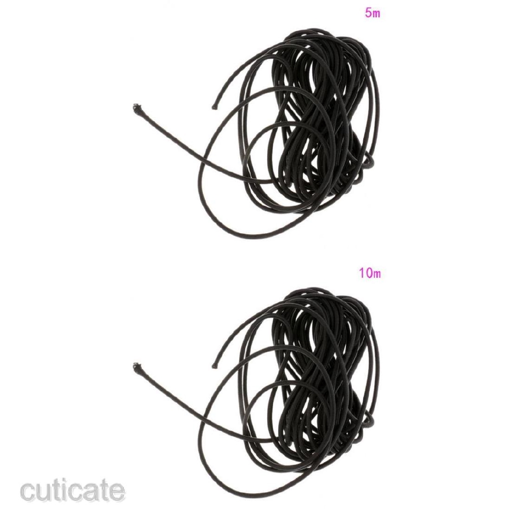 5m 10m Bungee Elastic Cord Crafting Stretch String Paracord Roof Racks Trailers Boats. 