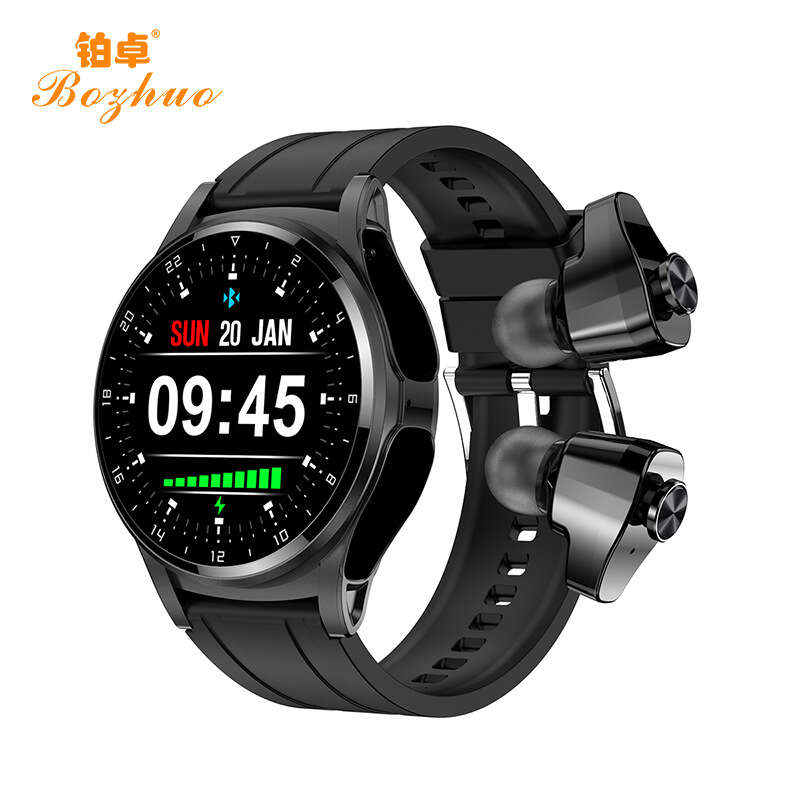 GT69 Smart Watch Earphones 2-in-1 HD Call Heart Rate Monitoring Huaqiangbei Upgraded GT66. 