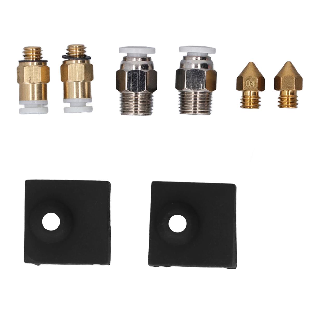 3D Printer Extruder Kit, Low Friction PTFE Tube Male Thread Connection Upgrade Hotend Parts for Ender 3 Pro for Ender 3 V2