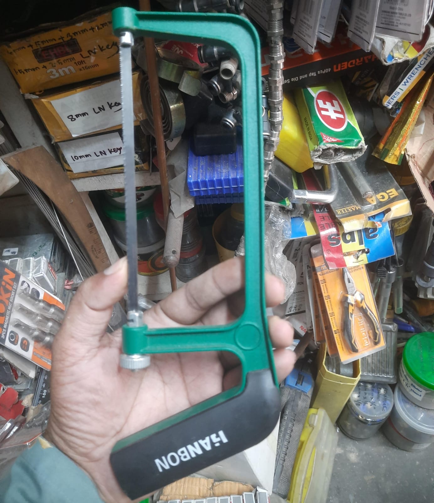 Mini Hacksaw Frame With Blade 6 inch, good quality frame same as picture. 