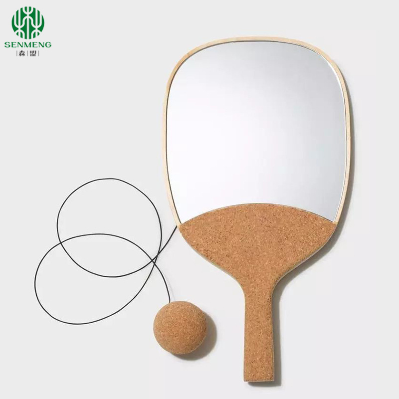 Japanese-style Korean table tennis racket cork handle custom manufacturer table tennis training racket cork short-handled racket custom-made. 