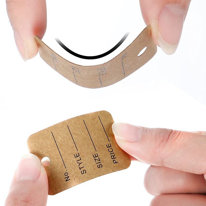 1000 Pieces Price Tags and Hang Tag String, for Clothing Marking. 