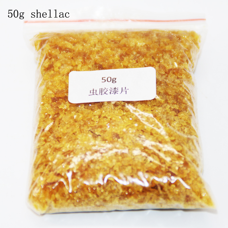 50g shellac varnish shellac flakes Granular powder Hand made guitar material. 