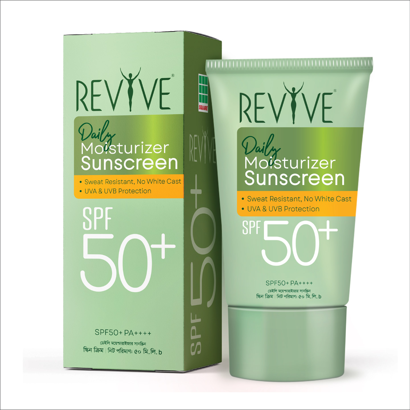 Revive Daily Moisturizer Sunscreen SPF50+ PA+++  50 ml