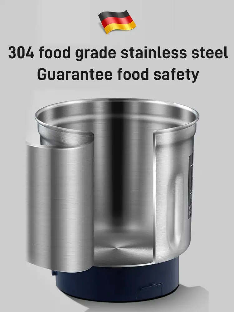Household Small Powder Grinding Machine Grain Mills Herb Spice Grinder Electric Coffee Grinder 304 Food Grade Stainless Steel Blade-Best Rate. 