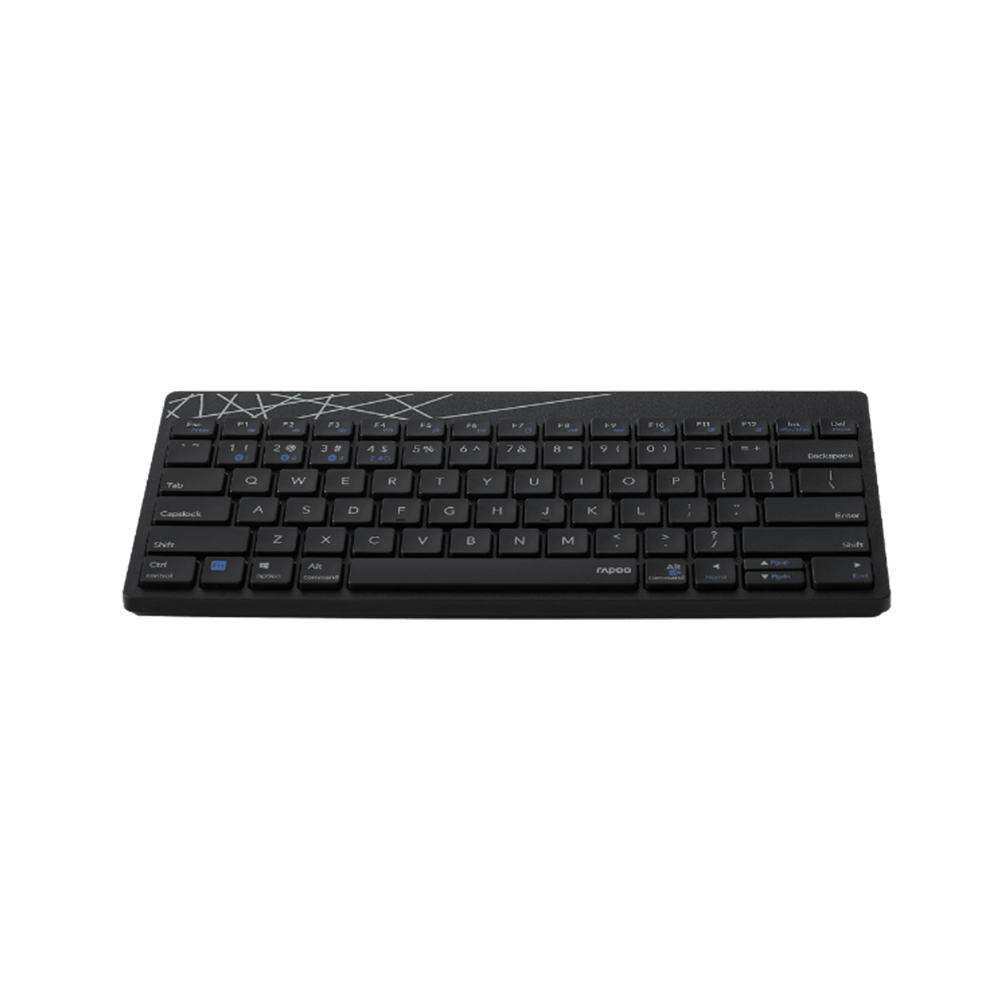 Rapoo K8000M Multi-mode Wireless Keyboard - Switch between Bluetooth 3.0, 5.0 and 2.4G for Macbook PC Laptop Computer. 