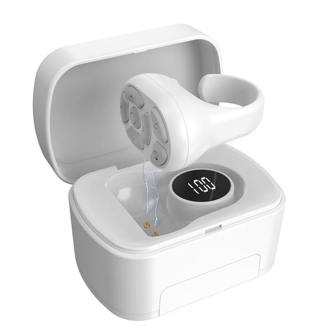 For TikTok Ring Bluetooth Remote Control Button Fingertip Selfie Video Stick Page Turner Browsing Controller for IOS Android. 