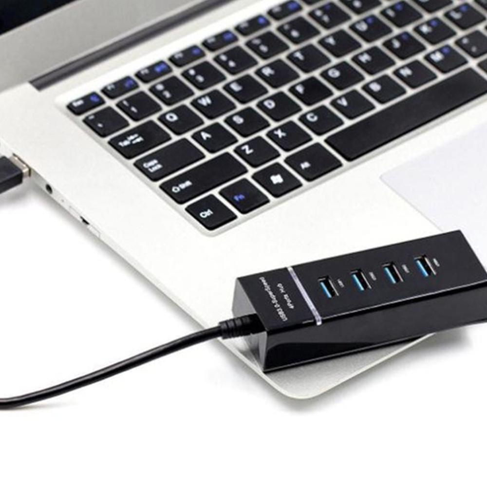 【VisioN Shop】4-port USB3.0 HUB High USB Hub For Computer T4K1. 