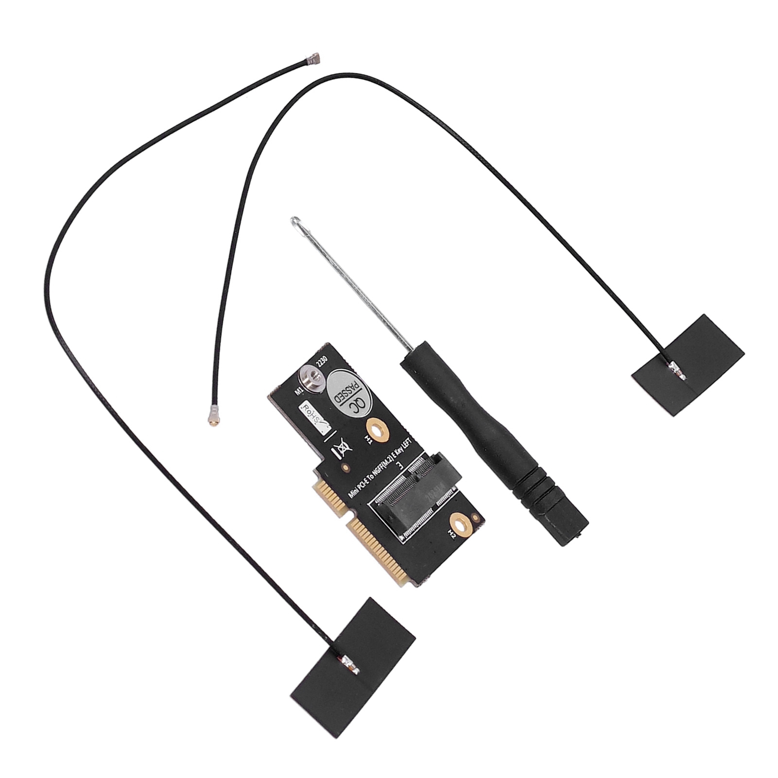 M.2 NGFF Key E to LowProfile Mini PCIE Adapter Wifi Converter for intel AX200/Lenovo Y510P