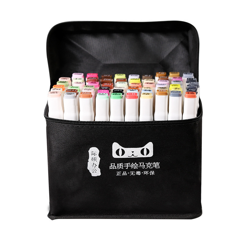 Authentic Mingyun touch marker stationery set Animation student design painting alcohol oil double-pin color pen. 