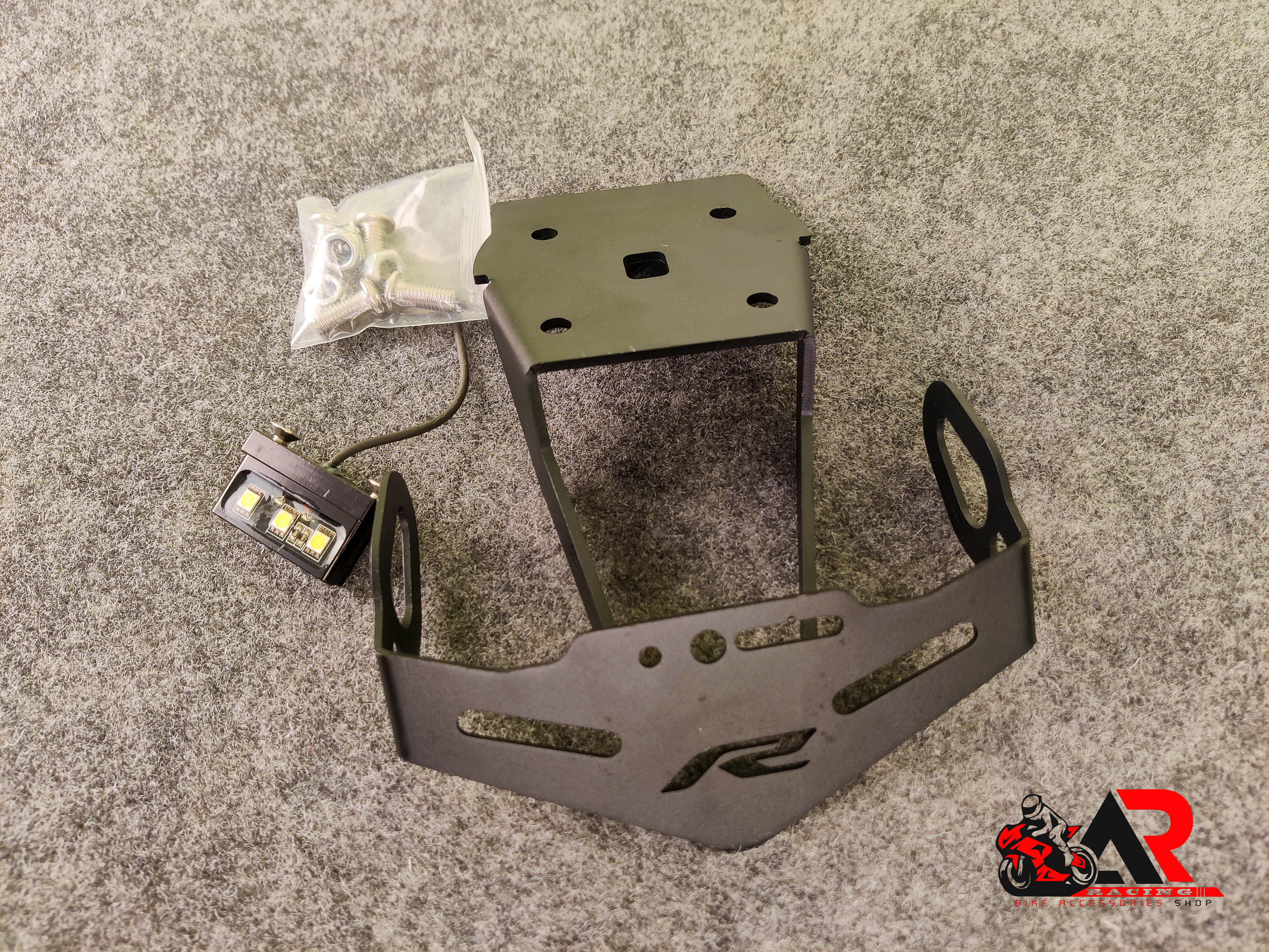 Universal Tail Tidy Number plate Holder R15 GsxR CBR Apache 4V Pulsar NS. 