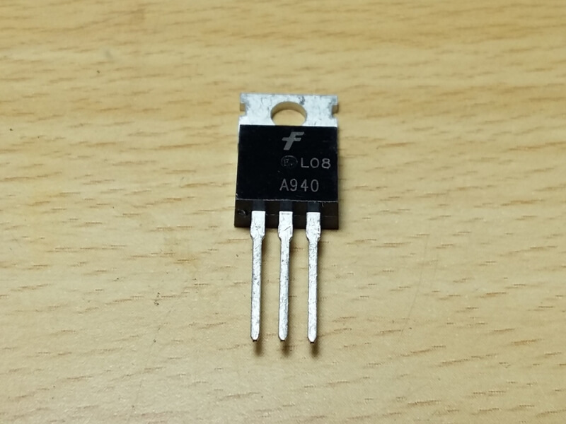 2Pcs- A940 2SA940 2SA-940 KSA940 PNP Transistor 150V 1.5A 25W Silicon Plastic Bipolar Power Transistor TO-220 General Purpose Amplifier Power MOSFET 3 Pin Leads. 