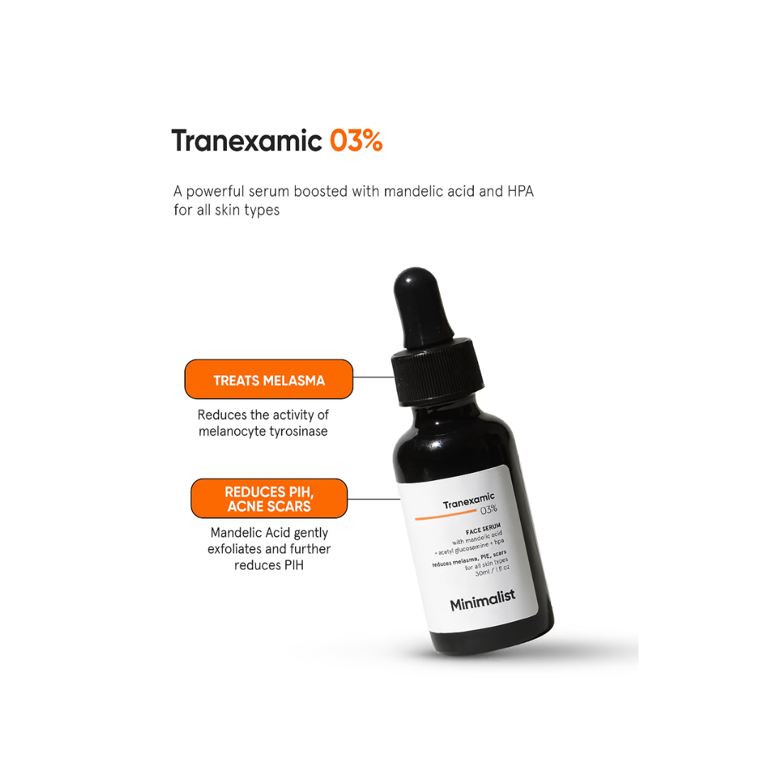 Minimalist Tranexamic 3% Face Serum - 30ml. 
