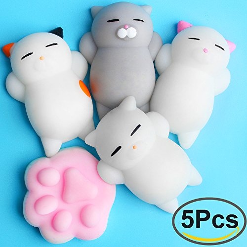 5 Pieces Mochi Squishy Set. 