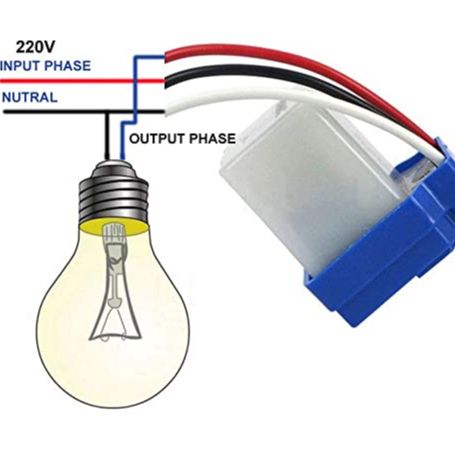 Auto On/Off Light Switch Photo Control Sensor