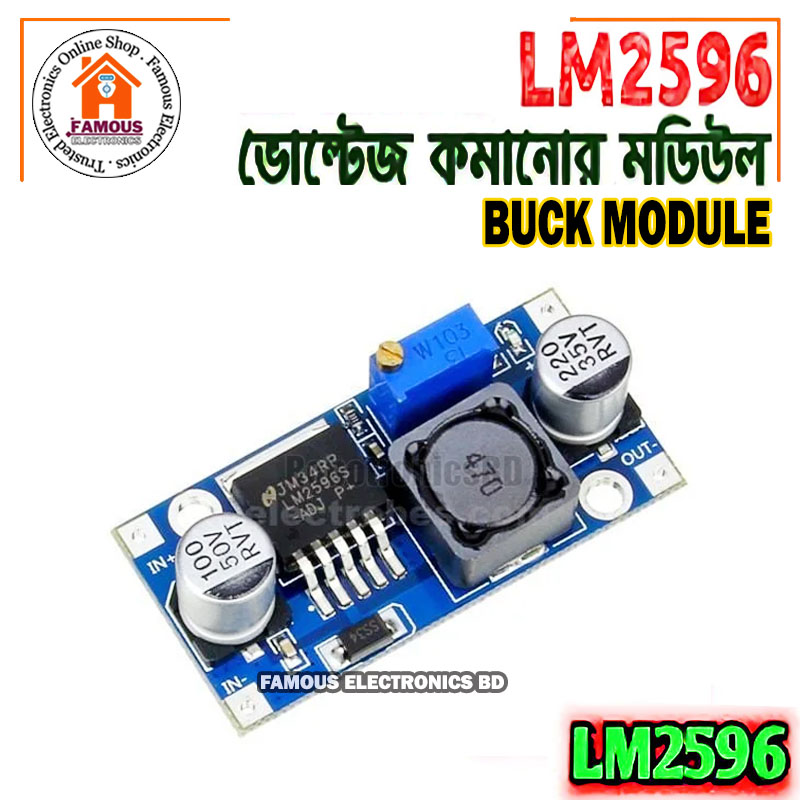 LM2596 DC-DC Buck Converter Step-Down Power Supply Module-1PCS. 