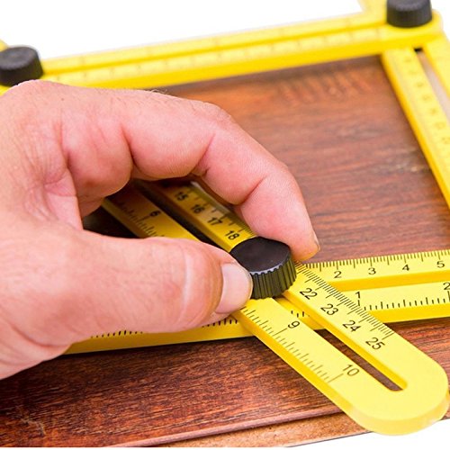 Plastic Angle Square Ruler Torque Angle Gauge Upgraded General Template Tool Box Tile Flooring Gift. 