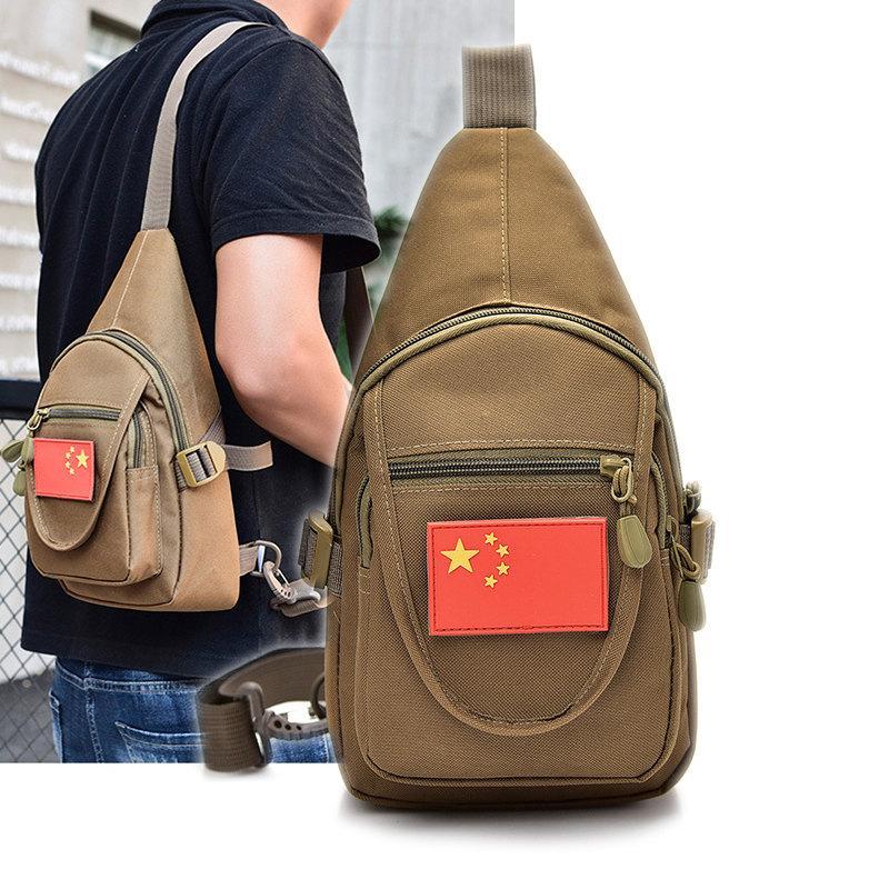 Men Women Outdoor Canvas Cross Body Chest Bag Travel Sport Shoulder Bag Backpack
