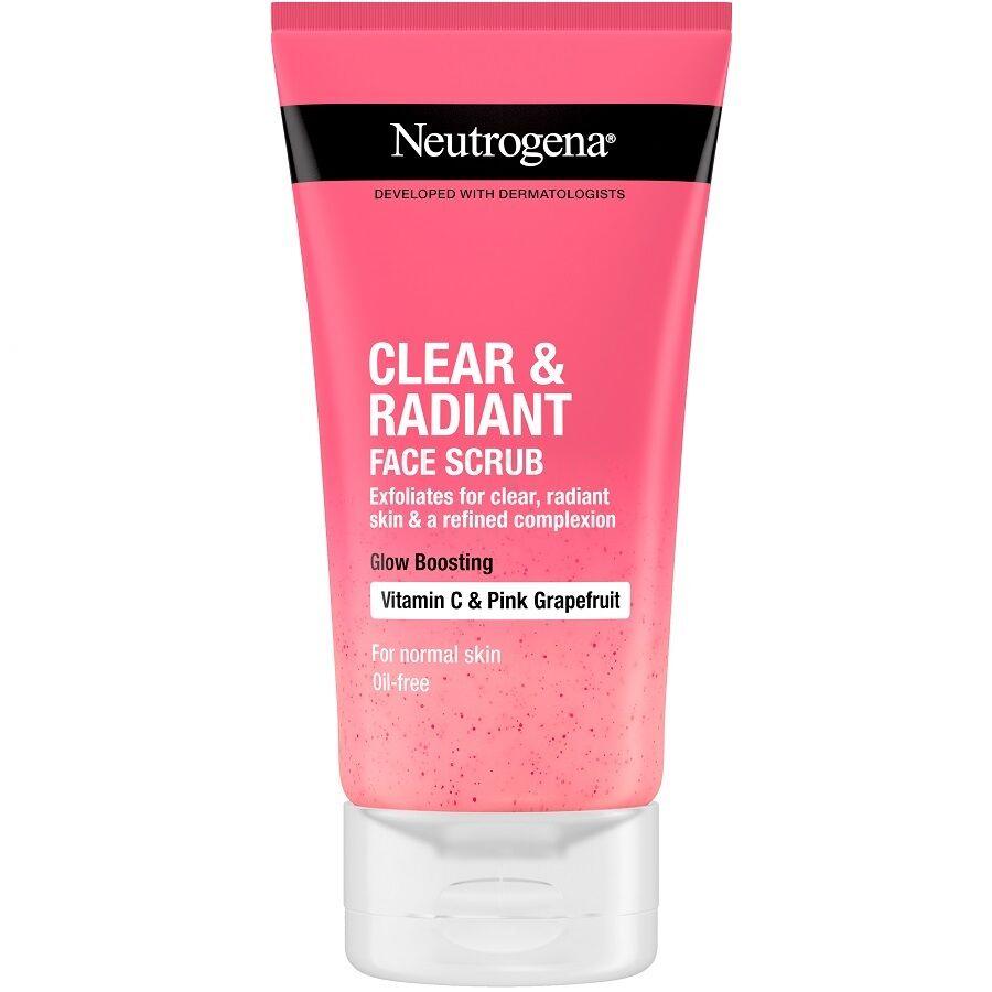 Neutrogena Clear & Radiant Face Scrub Daily Exfoliator Face Wash -150Ml