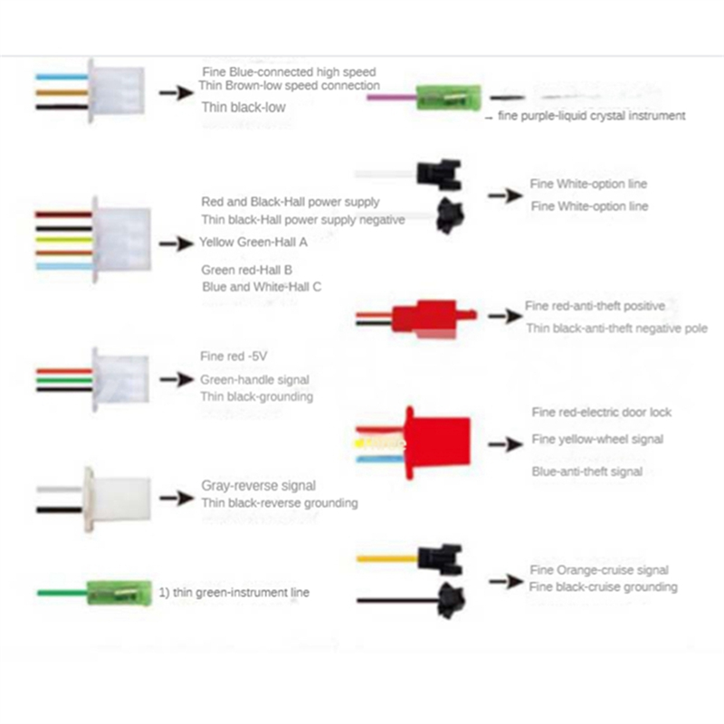 1 PCS 48V 60V 64V 1200W Brushless Speed Motor Controller Replacement Accessories for Electric Bicycle E-Bike & Scooter. 