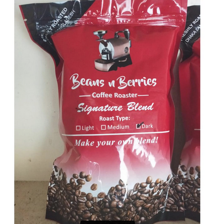 Beans N Berries Coffee Roasters 450gm. 