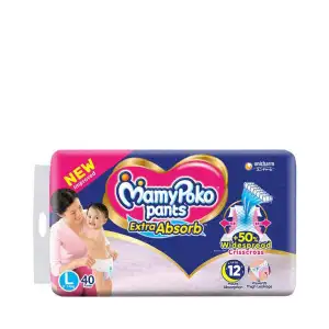 Mamy Poko Pants Standard L 34 Pants  Family Needs
