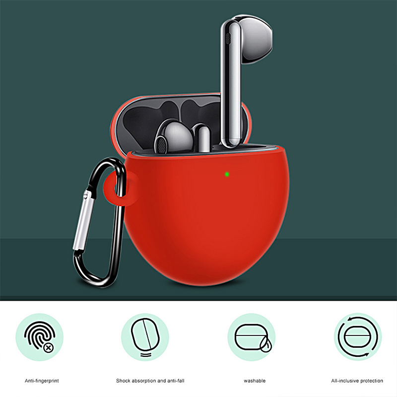 Soft Silicone  Case For Huawei Freebuds 4 Case Wireless Earphpone Protective Cover. 