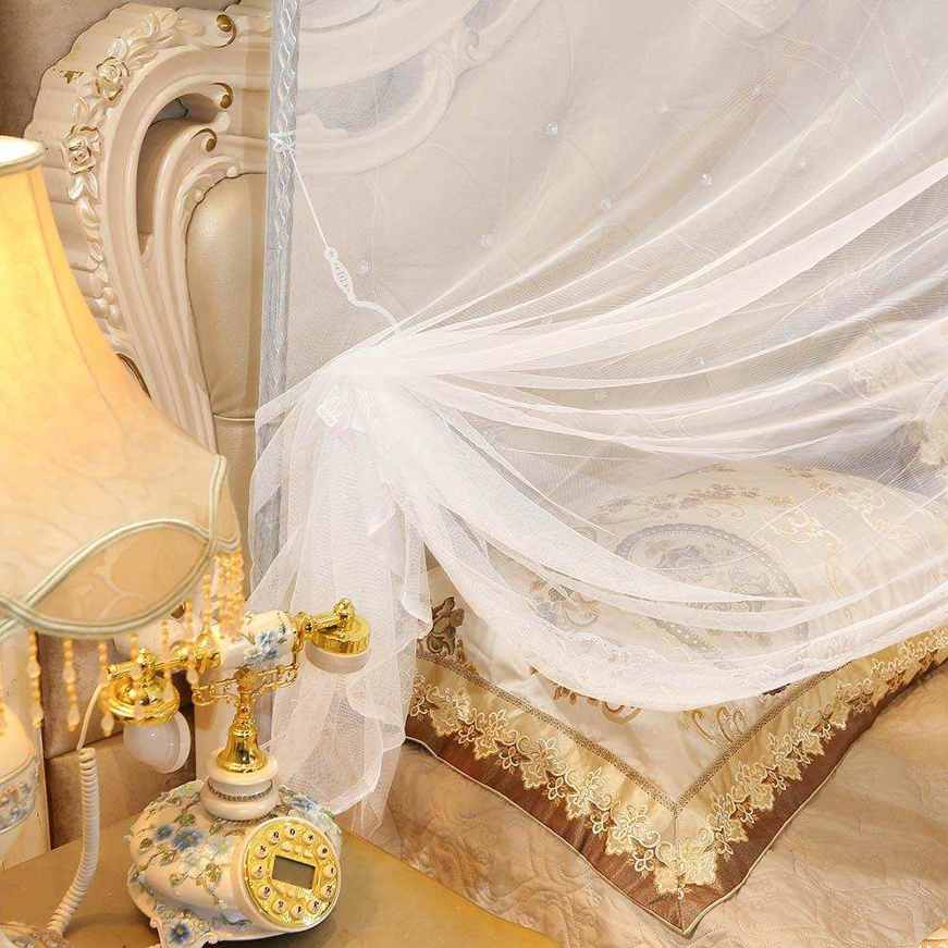 Luxury Princess 4 Corner Post Bed Canopy Mosquito Net Curtain Netting Bedroom. 