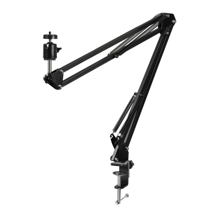 Overhead Video Stand Tripod Phone Holder Articulating Arm Phone Mount ChromLives Table Top Scissor Arm Stand Tablet Arm Holder for Phone,Live Streaming,Baking,Crafting,Videos and More Tripod. 