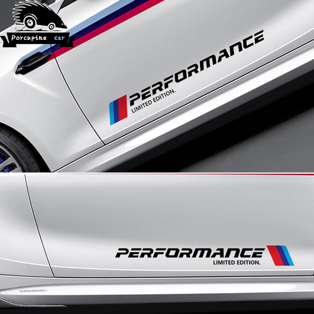 【Mary DAI Store】Performance Limited Edition Side Door Sticker For BMW 1 2 3 5 6 7 series X1 X3 X4 X5 X6 F10 F30 Auto Door Sticker. 