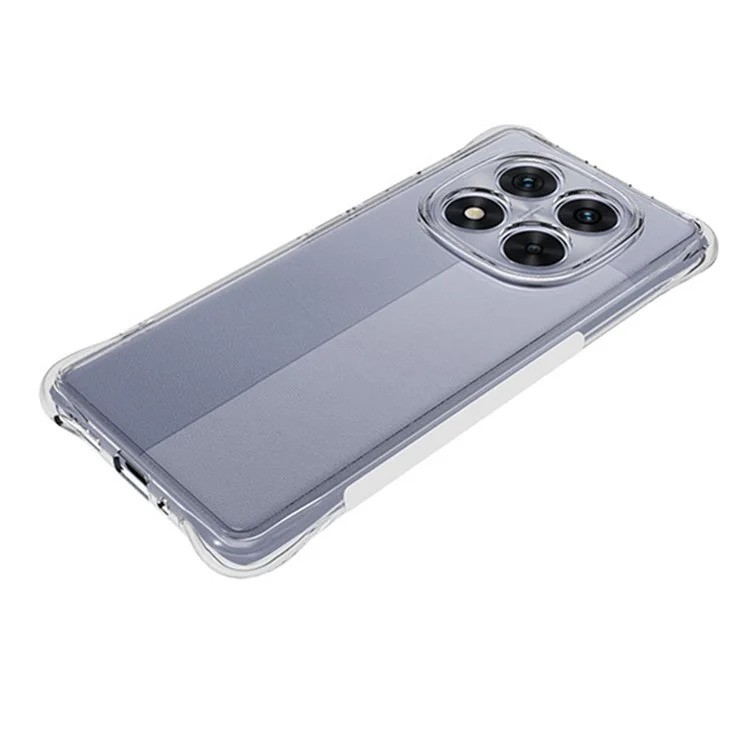 Xiaomi Redmi Note 14 Pro 4G TPU Back Cover Shockproof Silicone Bumper - Transparent. 