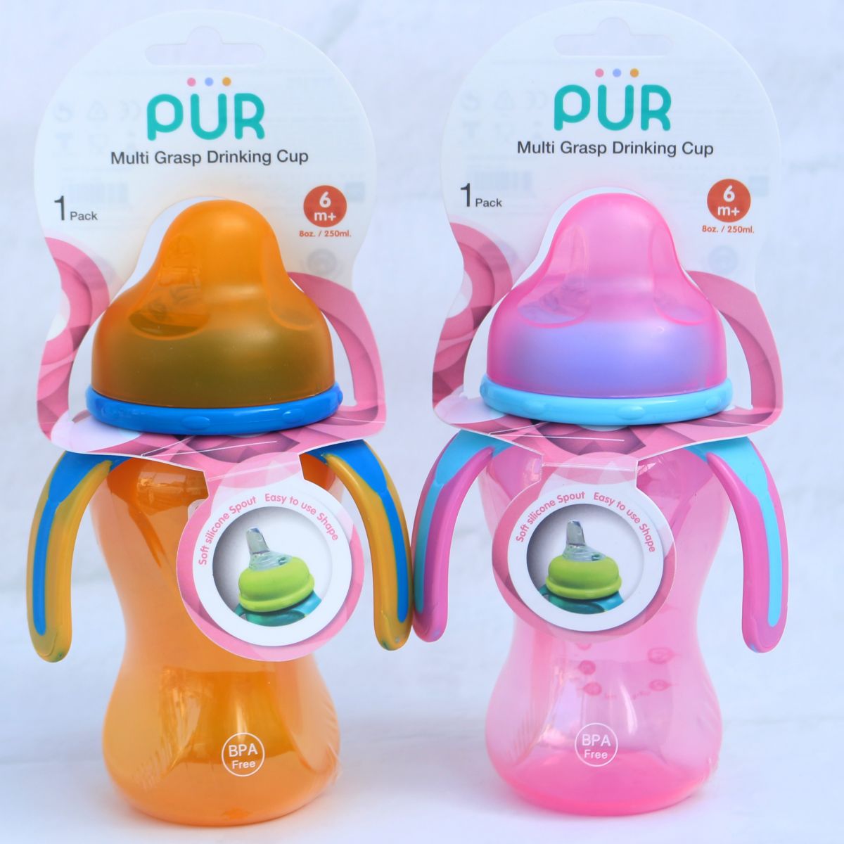 PUR Multi Grasp Drinking Cup 8oz./250ml. - (9004) 1pc. 
