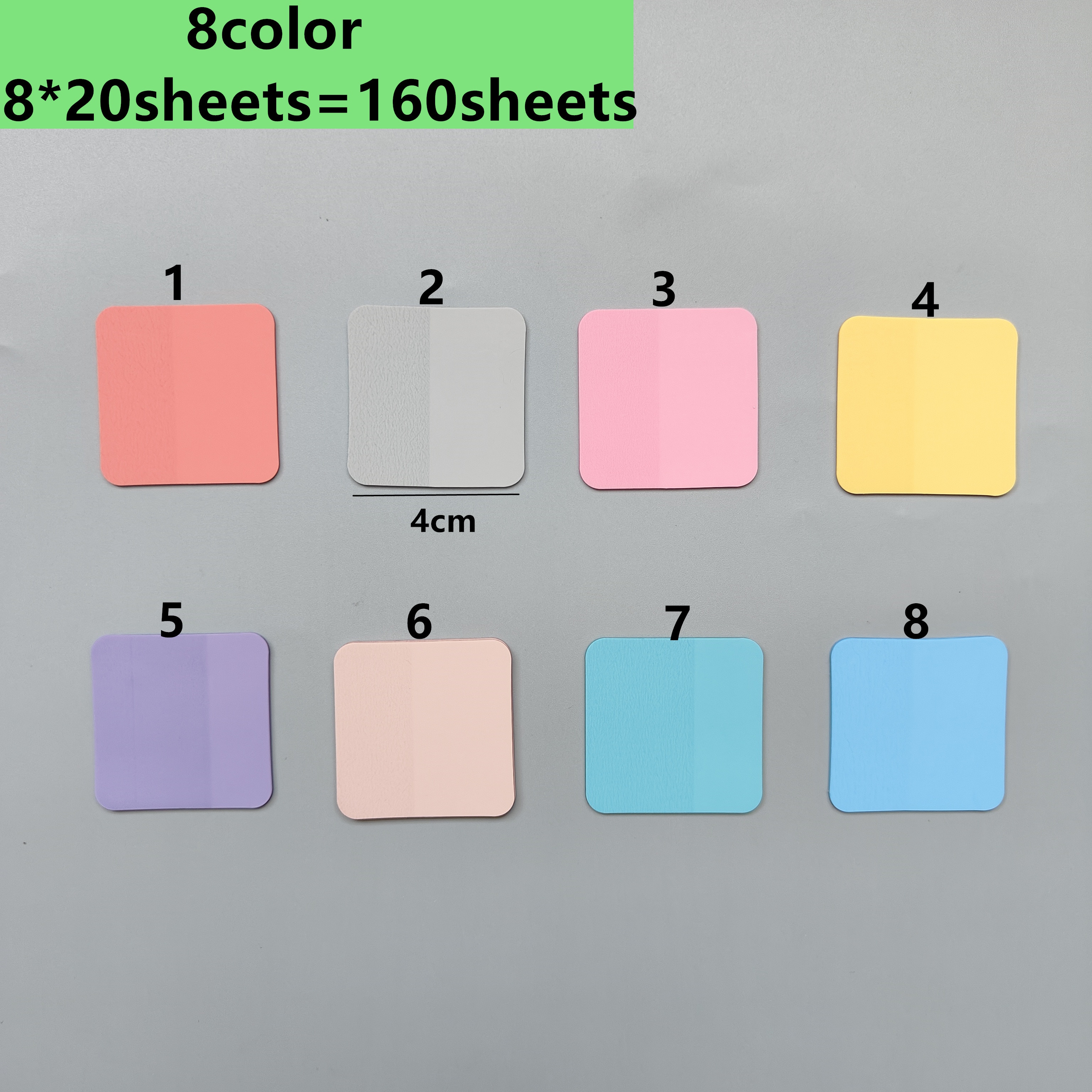 160 Sheets Posted It Transparent Sticky Notes Tab Self-Adhesive Kawaii Clear Bookmarkers Annotation Books Page Marker Stationery. 