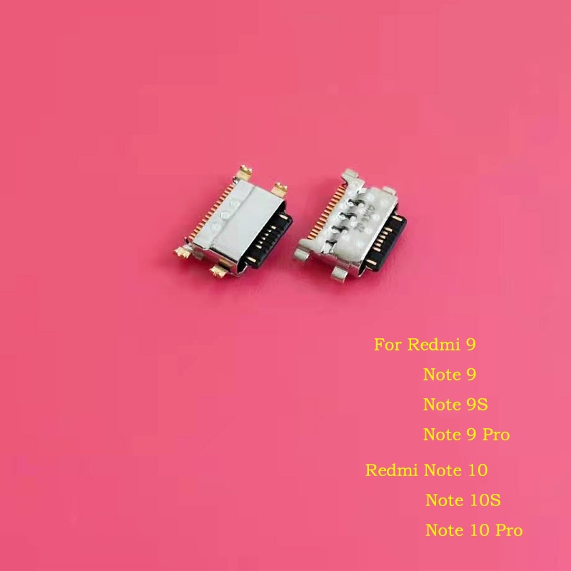 Type-C USB jack Socket Connector Charger Charging Port For Xiaomi Redmi Note 9 Pro 9S / 10 Pro 10S