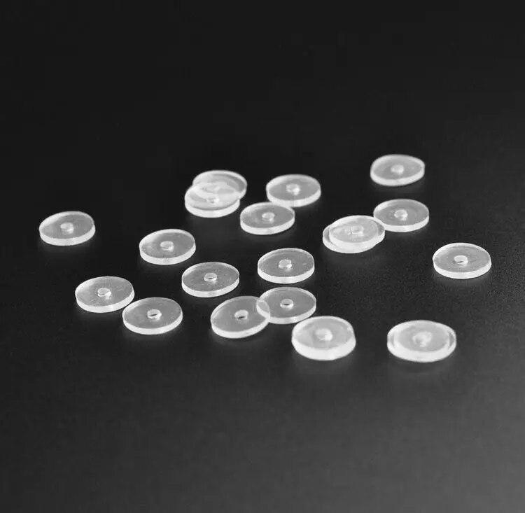 Piercing Healing Silicone Discs Soft Anti Hyperplasia Anti-sagging Fixed Rings for Nose Ear Cartilage Soft Gasket Spacers body. 
