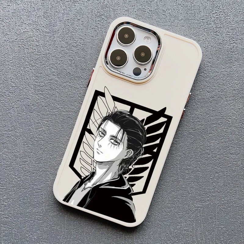 Anime Attack On Titan Phone Case For iPhone 14 Plus Pro Max 11 12 13 Pro Max XS X XR SE 2020 7 8 Plus Cover Silicone Shell Funda. 