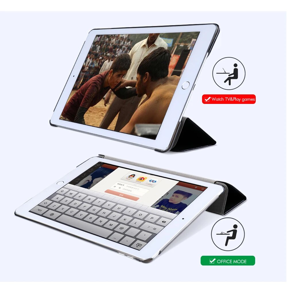 【3C VictoryEagle】For Huawei MediaPad M2 10 Case Cover Smart PU Leather Folding Back Fundas M2 M2-A01M/L/W With Auto Sleep/Wake Up. 