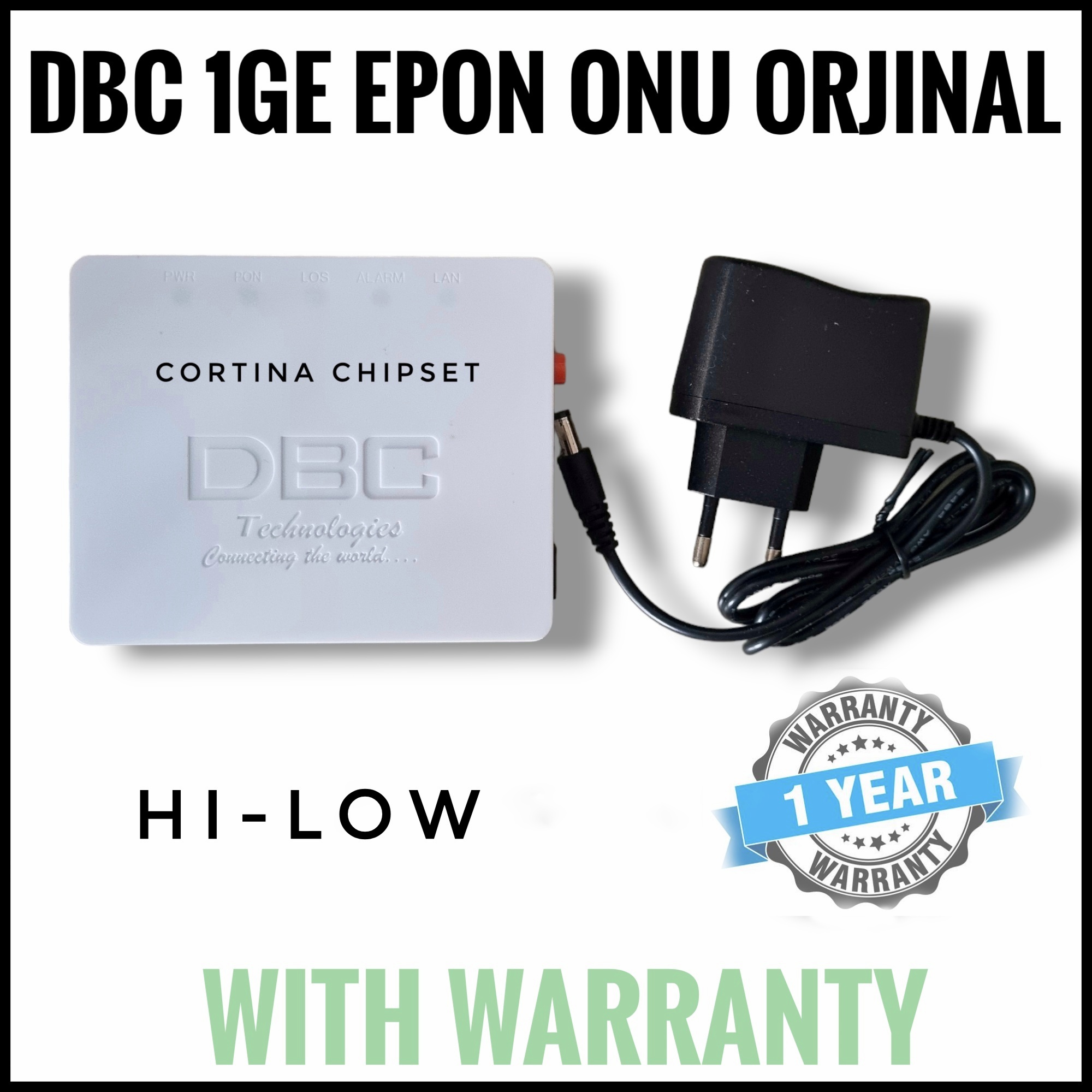 DBC New 1Ge Epon Onu (1 Pon Port) - Enhanced Optical Network Unit For Improved Connectivity