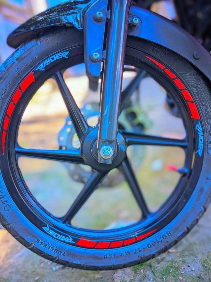 Sticker Shine Bike Radium Bike Rim Sticker For TVS Raider Multi