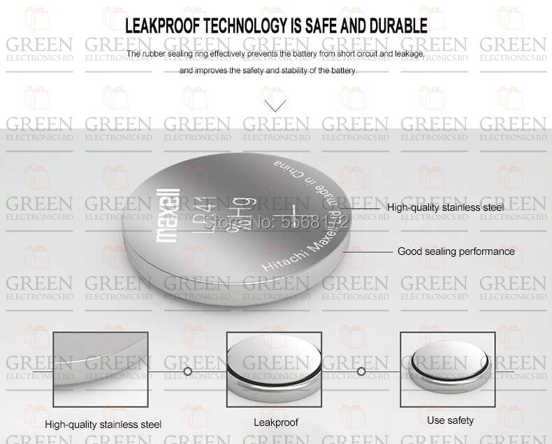 Alkaline Button Coin Cell Battery 1.55V LR44 A76 AG13 1.5 Volt Batteries For Watch Calculator Clock’s LR 44. 