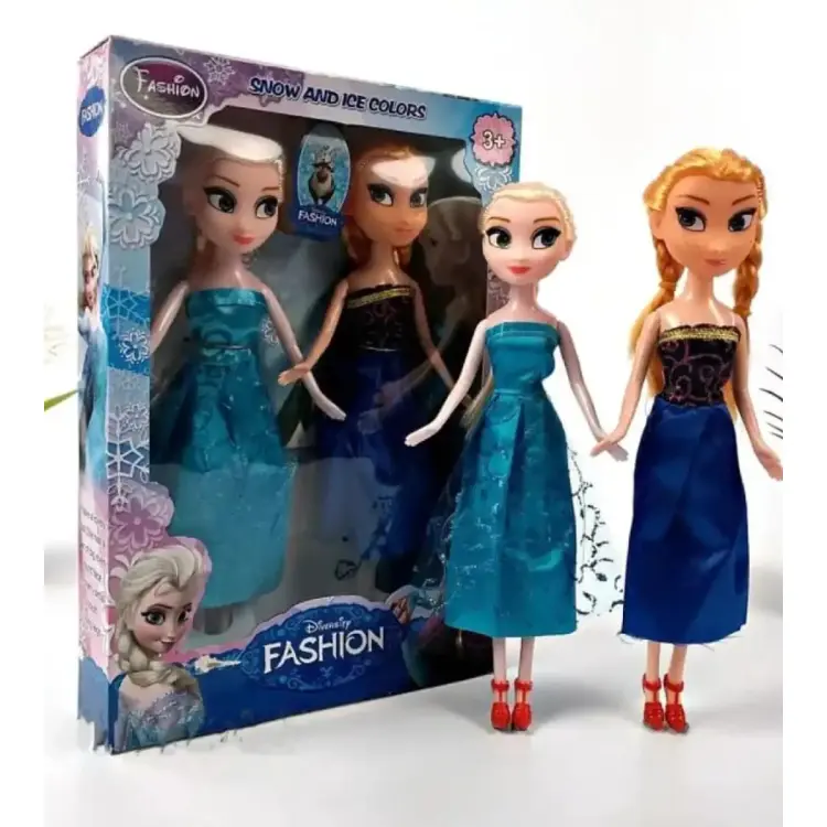 Frozen Anna Elsa Doll Set for Girls Play Fun Frozen Doll Set